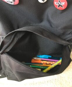 Amazon Basics Classic School Backpack - Black 1-Pack Backpack Only 72 81YvMiQXUNL