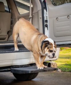 Otto Step Pet Ramp Step Helps Dogs Get in & Out of Car Van SUV | Portable Lightweight Dog Ramp | Simply Slide into 2 inch Trailer Hitch Receiver | No Tools Needed | Essential Pet Gear | Made in USA 25 81YwL FimSL
