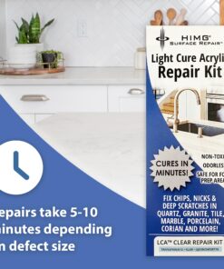 LCA(TM) Clear, Light Cure Acrylic DIY Surface Repair Kit for Granite, Marble and Porcelain 32 81YxHRWdATL