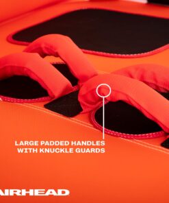 Airhead Big Mable Towable 1-2 Rider Tube for Boating and Water Sports, Heavy Duty Full Nylon Cover with Zipper, EVA Foam Pads, Patented Speed Safety Valve for Inflating & Deflating, Dual Tow Points 19 81Z VEFUw0L