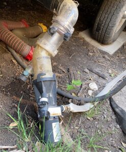 Flojet 18555-000A Portable RV Waste Pump with Garden Hose Discharge Port - 12 VDC Motor 18 81Z0GYiyOOL