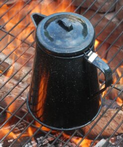 Granite Ware 3 Qt Coffee Boiler. Enameled Steel 12 cups capacity. Perfect for camping, Heat Coffee, Tea and Water directly on stove or fire. 39 81Z0hBFSo0L