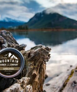 Beard Balm – Sandalwood Blend - Rocky Mountain Barber – with Nutrient Rich Bees Wax, Jojoba, Shea Butter, Coconut Oil – Contains Real Sandalwood Essential Oil 12 81Z1RsPYnOL