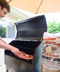 CookinPellets Perfect Mix Natural Hardwood Hickory, Cherry, Hard Maple, and Apple BBQ Grill Wood Pellets for Pellet Grill and Pellet Smoker, 40 Lb Bag 30 81Z2X5IbIQL