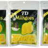 7D Mangoes Naturally Delicious Dried Tree Ripened Dried Mango - Set of 6
