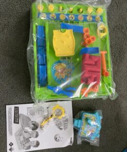 TOMY Games Screwball Scramble Marble Run Game for Kids - Timed Marble Maze Kids Games - Cooperative Board Games for Family Game Night - 1-4 Players - Ages 5 Years and Up Multicolored 41 81Z4AMMzfQL