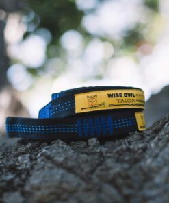 Wise Owl Outfitters Hammock Straps for Trees Heavy Duty - Set of Two 10ft Long, 1 Inch Thick Camping Hammock Tree Straps w/ 38 Loops & 2D Carabiners - Essential Hammock Accessories Blue 28 81Z4e9bKHjL 2