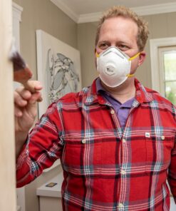 9116 Particulate Respirator Dust Mask with Valve, Two-Strap Cup Style Design, Lightweight with Cushioning Nose Foam, NIOSH Approved 10 Masks With Valve 10 Masks 13 81Z541ZyRjL