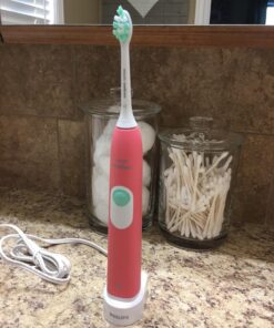 Philips Sonicare Series 2 Rechargeable Toothbrush, Coral, 1 Count 1 Count (Pack of 1) 7 81Z5mbUtU8L