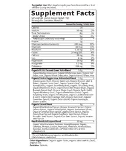 Garden of Life Raw Organic Perfect Food Green Superfood Juiced Greens Powder - Apple Flavor, 30 Servings - Vegan Gluten Free Whole Food Dietary Supplement, Greens Plus Probiotics & Enzymes 30 Servings (Pack of 1) 20 81Z6IvVqGcL