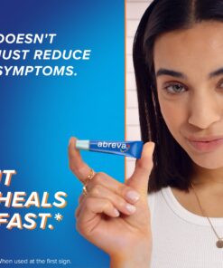 Abreva 10 Percent Docosanol Cold Sore Treatment, Treats Your Fever Blister in 2.5 Days - 0.07 oz Tube x 2 18 81Z7hDmtzRL