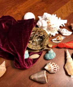 Paper Mart Tarot Rune Bag Bundle of 4: Moss Green, Navy Blue, Purple, Wine 6" x 9" 43 81Z8AcffaBL