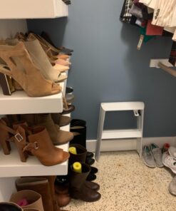 Hasegawa Ladders Lucano Step Stool, 2, Black 18 81Z8coLKIL