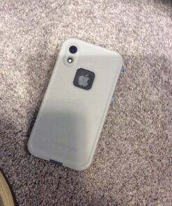 LifeProof iPhone XR FRĒ Series Case - BODY SURF (CEMENT/GARGOYLE/HAWAIIAN OCEAN), waterproof IP68, built-in screen protector, port cover protection, snaps to MagSafe Body Surf (Cement/Gargoyle/Hawaiian Ocean) 16 81Z90RDx1gL