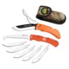 OUTDOOR EDGE RazorPro Double Blade Folding Hunting Knife & Filp N' Zip Bone Saw - Hunting Knife Features a Gutting Blade & Replaceable RazorSafe Skinning Blade. Includes Camo Nylon Sheath 3 81ZB5DucQ3L