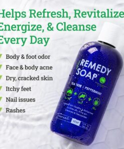 Truremedy Naturals Remedy Tea Tree Oil Body Wash - Body Wash That Helps Body Odor, Ringworm, & Skin Irritations - Tea Tree Soap Body Wash (1 pk, 12 oz) 12 Fl Oz (Pack of 1) 26 81ZBB8JM6RL 2