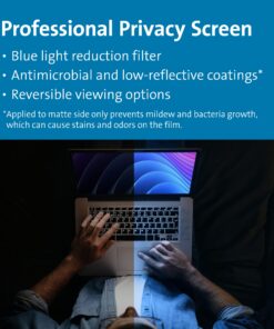 Kensington MagPro™ 13.3" (16:9) Magnetic Privacy Screen for Laptop, Removable 16:9 Laptop Privacy Filter, Anti-Glare, Blue Ray Reduction, Compatible with HP/Dell/Acer/Asus/Samsung/Lenovo (K58351WW) Laptop (16:9) 13.3" (16:9) 10 81ZBcPhKEqL