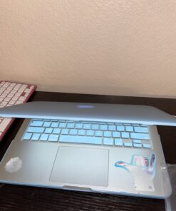 IBENZER Compatible with MacBook Pro 13 Inch Case 2015 2014 2013 end 2012 A1502 A1425, Hard Shell Case with Keyboard Cover for Old Version Apple Mac Pro Retina 13, Airy Blue, R13ARBL+1A For MacBook Pro Retina 13" A1502/A1425 37 81ZCyquPY0L