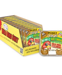 C&S Peanut Delight No Melt Suet Dough, 12/pack 11.75 Ounces Peanut 12-Pack 31 81ZDJxEQT9L 2