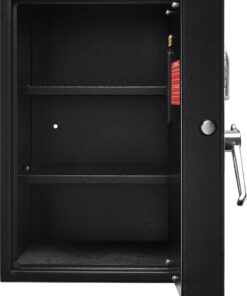 BARSKA Large Biometric Safe, Multi (AX11650) Black 14"x13"x19.75" 1.45 CU FT 16 81ZDlJy5r3S