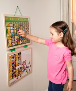 Melissa & Doug Deluxe Wooden Magnetic Responsibility Chart With 90 Magnets 27 81ZFKwi30mL 1