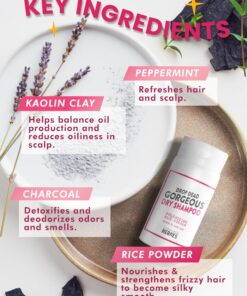 Handmade Heroes Non Aerosol Dry Shampoo Volume Powder | 1.8oz | 100% Natural & Vegan | For Dark Hair & Brunette Hair 01 - Medium to Dark Hair (1pc) 29 81ZFbVAWbGL 1