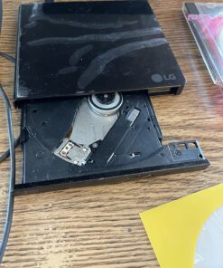 LG GP65NB60 8X USB 2.0 Super Multi Ultra Slim Portable DVD Writer Drive +/-RW External Drive with M-DISC Support - Black 30 81ZIDwiiJ1L