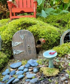 G & F Products MiniGardenn 10027 Fairy Garden Polyresin Miniature, Cardinal Birdbath Pick 29 81ZJ33WZXfL 3