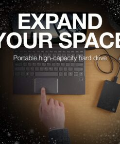 Alternative view of Seagate Backup Plus Portable 4TB External Hard Drive HDD – Black USB 3.0 for PC Laptop and Mac, 2 Months Adobe CC Photography (STDR4000100)