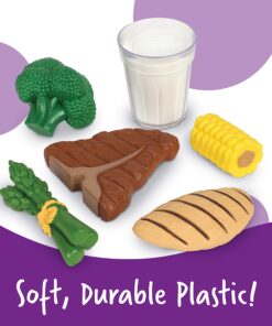 Learning Resources New Sprouts Dinner Food Basket - 18 Pieces, Ages 18+ Months Pretend Play Food for Toddlers, Preschool Learning Toys, Kitchen Play Toys for Kids 31 81ZM DNsP1L