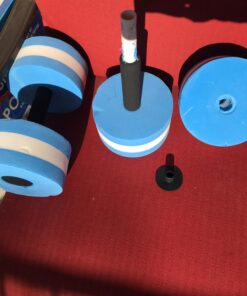 Lightweight Aquatic Exercise Dumbells - Set of 2 Foam - for Water Aerobics - By Trademark Innovations Blue 21 81ZMbOaJOL