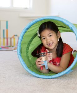 6 Piece Tegu Pocket Pouch Prism Magnetic Wooden Block Set, Blues 31 81ZMo58PKkL