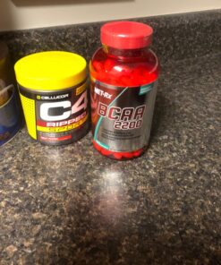 MET-Rx BCAA 2200 Amino Acid Supplement, Supports Muscle Recovery, 180 Softgels 180 Count (Pack of 1) 22 81ZMsd8TBgL