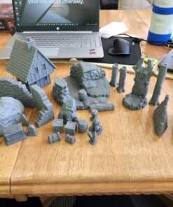 Terrain Value Box - Compatible with Dungeons and Dragons (DND, D&D), 28mm Miniature Wargaming, Tabletop RPGs, Wargame Scenery 36 81ZMsvgfGjL 2