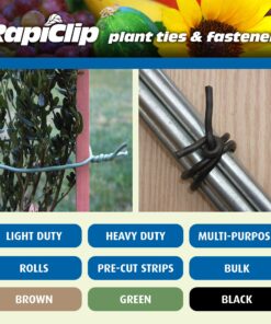 Luster Leaf 859 035307008596 Soft Twist Tie, Brown, 16' Light Duty Soft Wire Tie, Brown, 16' 6 81ZN9DIWZYL