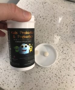 6 Billion CFU Kids/Children's Probiotics with Prebiotics, Sunfiber and Fos, for 10x More Effectiveness. One A Day Great Taste Chewable Probiotic, 2 Months Supply Per Bottle 31 81ZNZWXi4EL