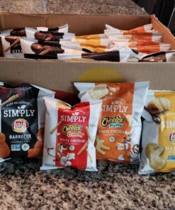 Simply Brand Variety Pack, Doritos, Cheetos, Lay's, 0.875oz Bags (36 Pack) (Assortment May Vary) Simply Variety Pack 55 81ZOEioTD1L