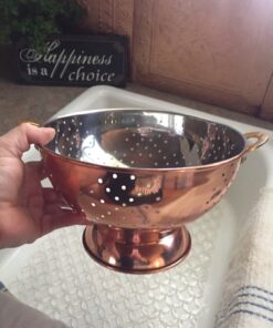 Old Dutch Colander, 9", Copper 1 14 81ZOnU0QxPL