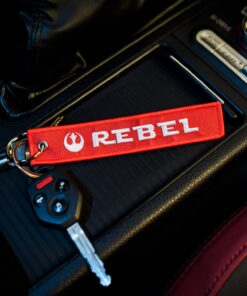 Alternative view of Rebel Alliance Remove Before Flight Style Key Chain 5.5" x 1" Motorcycle ATV Car Truck Keychain