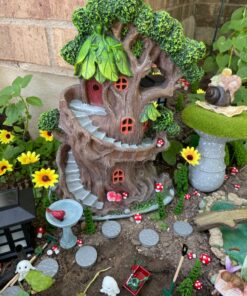 G & F Products MiniGardenn 10027 Fairy Garden Polyresin Miniature, Cardinal Birdbath Pick 35 81ZPy2RXYwL 1