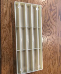 Alternative view of Brybelly Set of Four Plastic Domino Trays – Premium Holder Racks for Domino Tiles, Great for Mexican Train, Mahjong, Chickenfoot, Domino Games 1