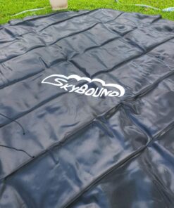 SkyBound Replacement Trampoline Mat, Fits 15ft Frames w/Spring Tool and Durable V-Rings, Bounce Safely with Extra Rows of Stitching - Jumping Mat for 15ft Round Trampoline - Fit 96 Springs & 6.5-7" 159" Wide | 96 Rings | Fits 7" Springs 32 81ZQq6jZgtL