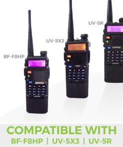 BaoFeng, BTECH BL-5L 3800mAh Li-ion Battery Pack, High Capacity Extended Battery for UV-5X3, BF-F8HP, and UV-5R Radios (BL-5 BaoFeng Battery Series) BL-5L Extended Li-ion Battery Pack 34 81ZTfD6 AHL