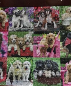 Ravensburger Puppy Pals 500 Piece Jigsaw Puzzle for Adults – Every Piece is Unique, Softclick Technology Means Pieces Fit Together Perfectly, White 7 81ZU8vRSIbL