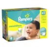 Pampers Swaddlers Disposable Baby Diapers, Size 4, One Month Supply, 164 Count 14 81ZUQoMD0jL