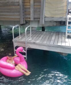 JOYIN Inflatable Flamingo Tube, Pool Float, Fun Beach Floaties, Swim Party Toys, Summer Pool Raft Lounge for Adults & Kids, with 2 Cup Holders and Head Rest 39 81ZVBxJ8TGL 1