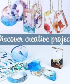 Large Cabochon Gemstone Resin Casting Silicone Mold with Hole 6-Cavity with Jewelry Making Supplies Set for Polymer Clay Crafting, Epoxy, Necklace Pendant Earrings Keychain Craft 26 81ZX7GpEKWS