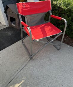 Coleman Outpost Breeze Steel Deck Chair, Portable Folding Chair with Padded Arm Support & Angled Sitting Position for Comfort, Great for Camping, Patio, Tailgating, Sideline Sports, & More 11 81ZXSKtXm7L