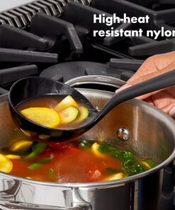 OXO Good Grips Nylon Ladle, Black, One Size 15 81ZY1rQVY L
