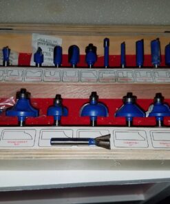 24-Piece Router Bit Set - Wood Routers Kit with 0.25-Inch Shank and Wooden Storage Case - Woodworking Tools for Home Improvements and DIY by Stalwart 24 Piece 14 81ZYrzEvTML